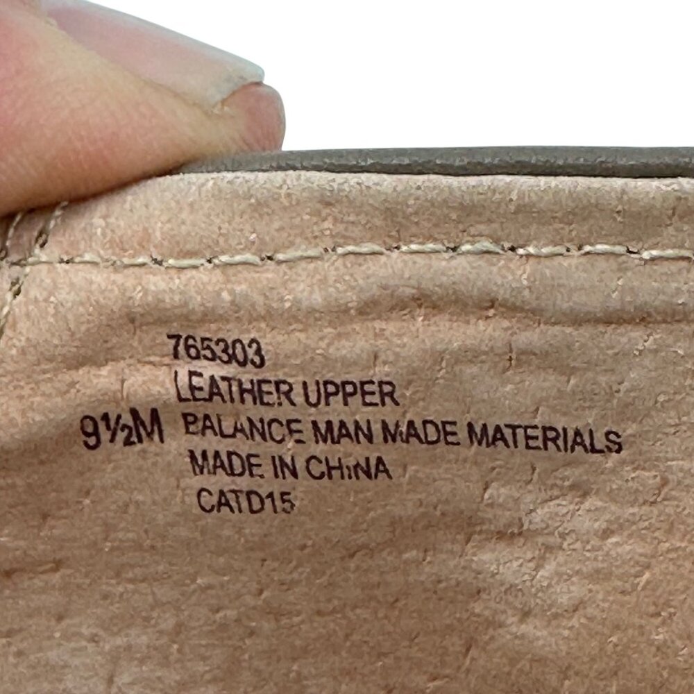 Softspots Womens Taupe Cushioned Insoles Leather Flats 9.5M - Picture 10 of 10
